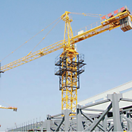 Башенный кран QTZ125. Цена по запросу.